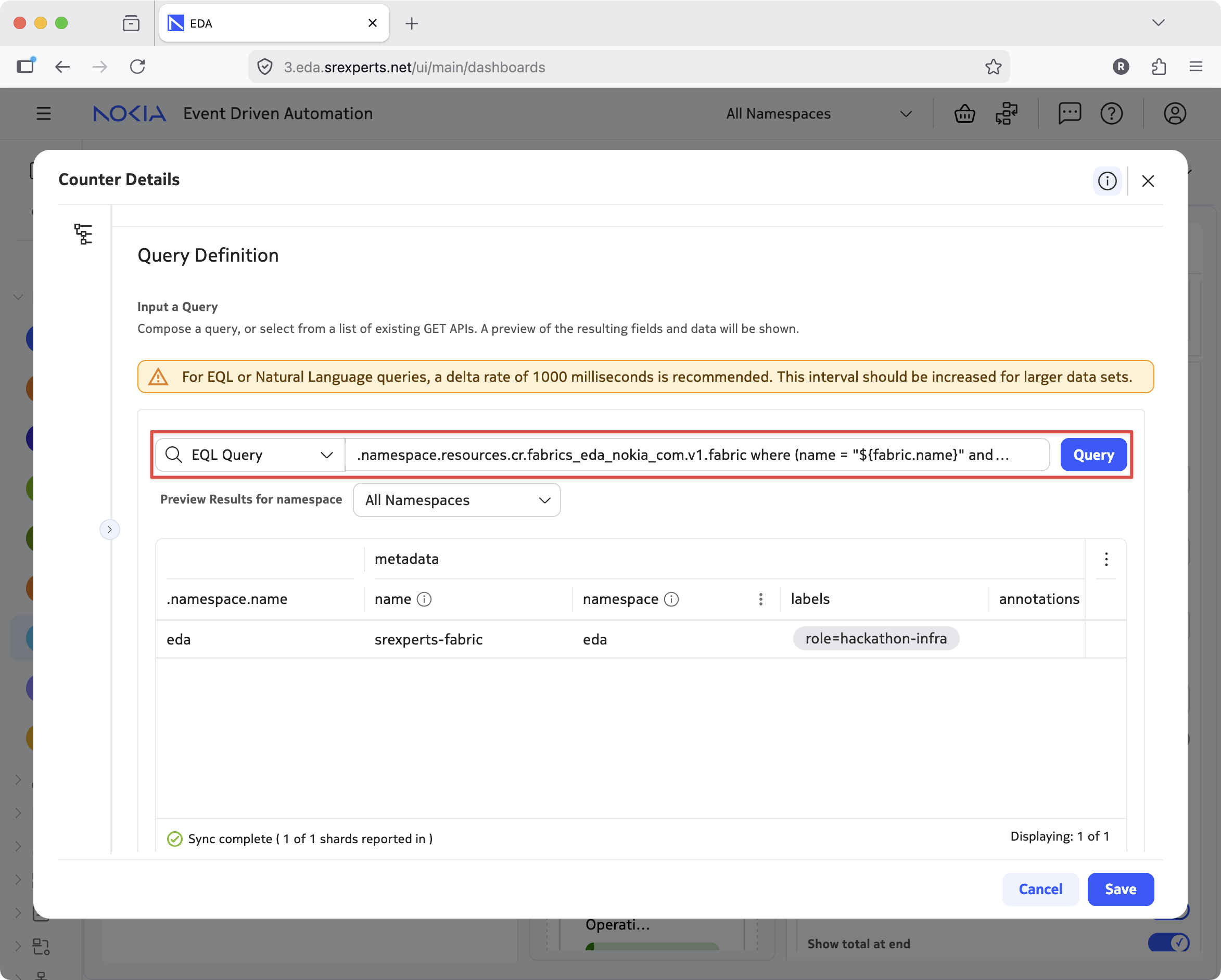 Query definition