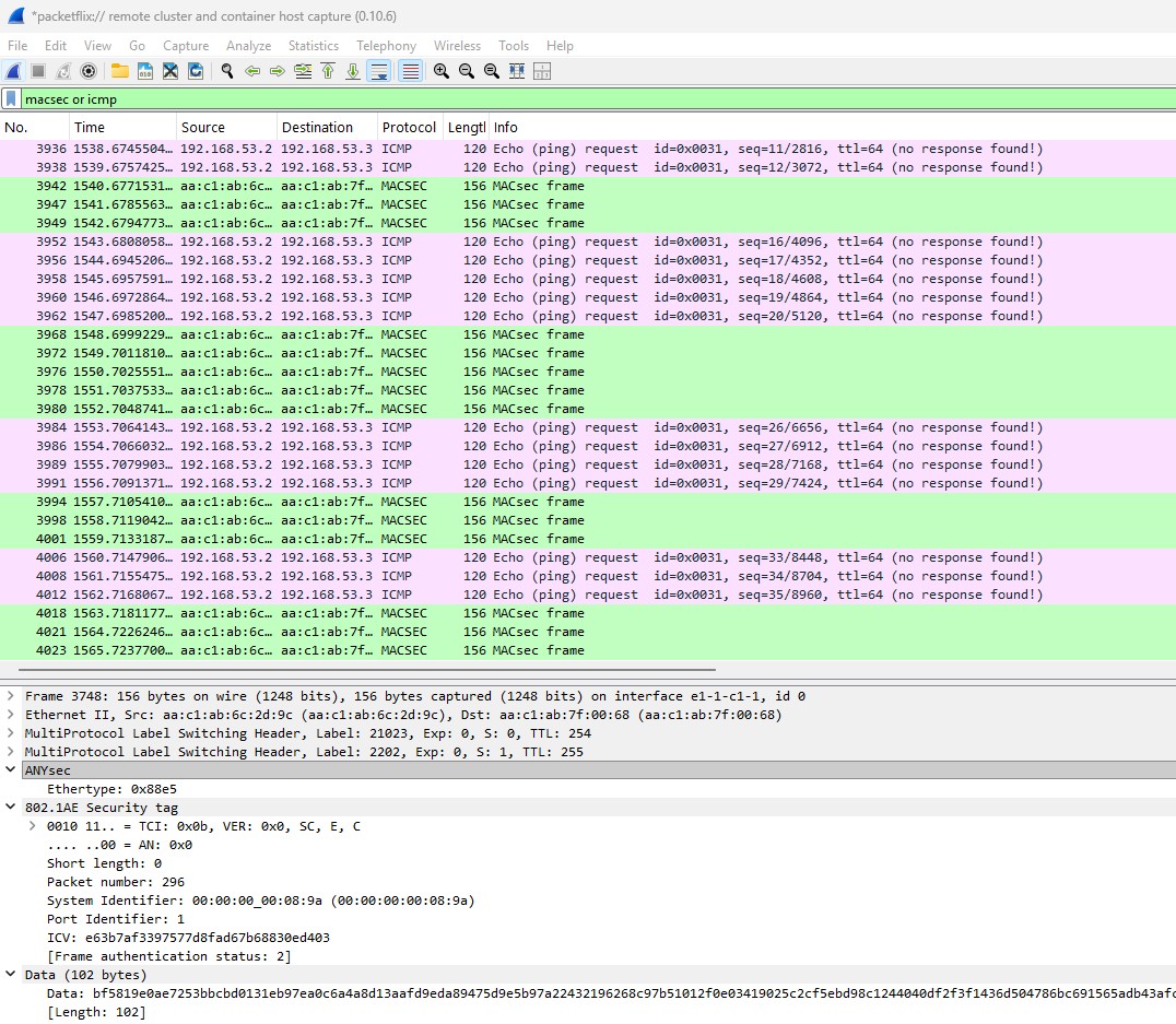 Fig. 6 - Toggle script execution packet capture